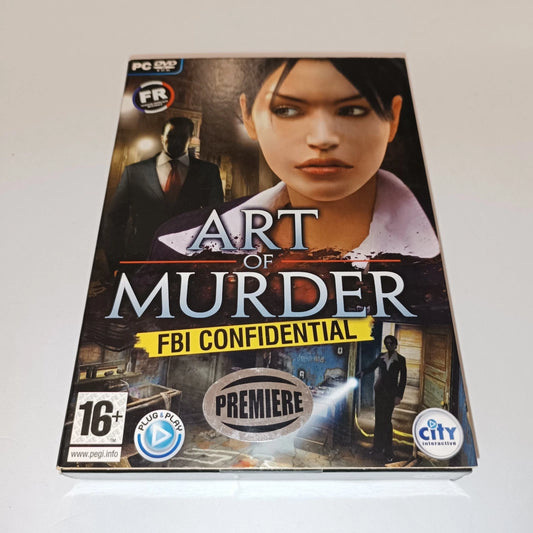 ART OF MURDER FBI CONFIDENTIAL PC Jeu DVD ROM Pal French