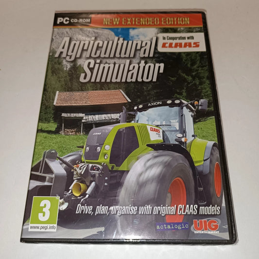 Agricultural Simulator, PC (CD-ROM), New Extended Edition English NEW Sealed Pal
