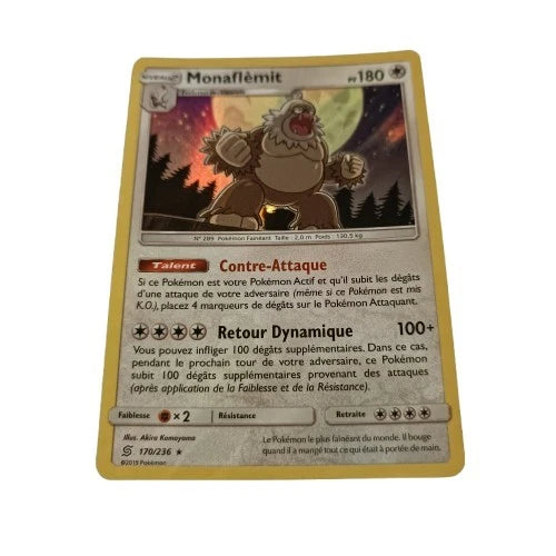 170/236 Pokemon Monaflèmit Holo Rare French Pokémon 2019